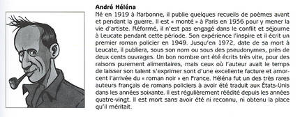 Dessin et Biographie d'André Héléna