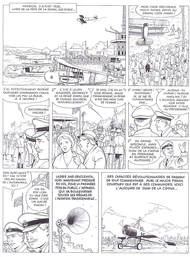 La planche N° 1 de Frank Brichau pour L'énigme Agatha