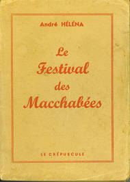 Photo de la couverture de l'édition originale  du Festival des Macchabées